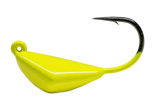 Bottom Sweeper Jigs-Lures-Bottom Sweeper Jigs-1/4oz 1/0 Hook (2 pack)-Chartreuse-Tackle World