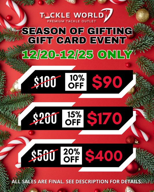 Tackle World eGift Card-Gift Card-Tackle World USA-Tackle World