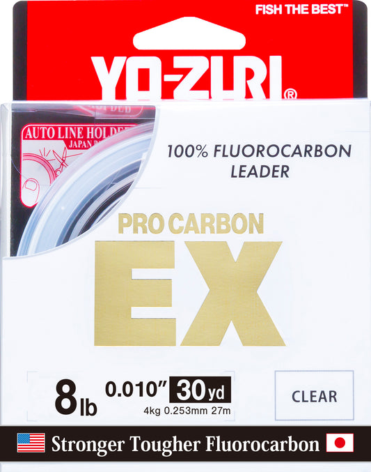 Yo-Zuri Pro Carbon EX Fluorocarbon Leader-Line & Leader-Yo-Zuri-8 lb / 30 yd-Tackle World