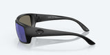 Costa Fantail Blackout Frame With Blue Mirror Lens 580G Polarized Sunglasses-Sunglasses-Costa-Tackle World