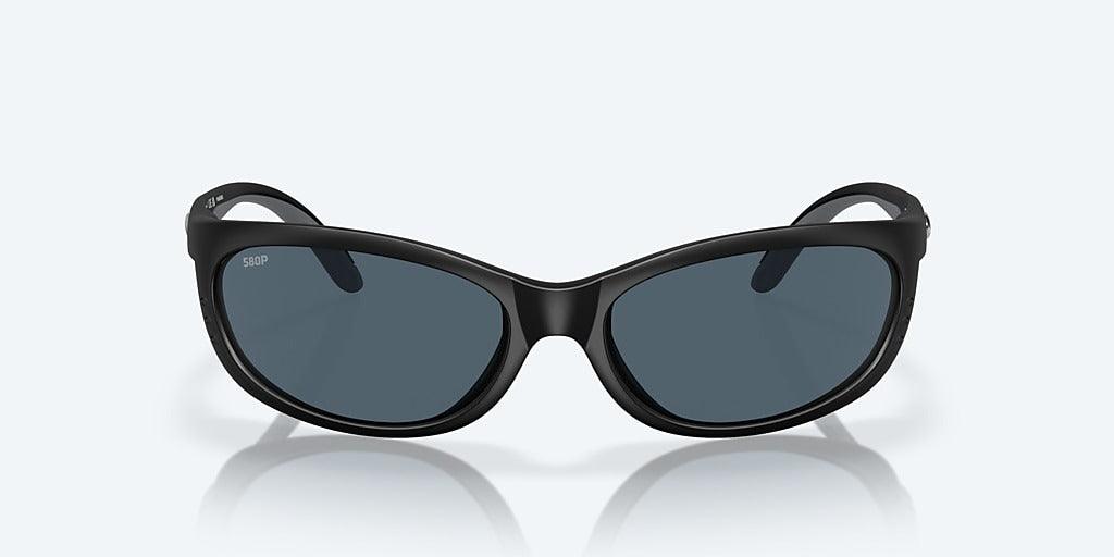 Costa Fathom Matte Black Frame With Gray Mirror Lens 580P Polarized Sunglasses-Sunglasses-Costa-Tackle World