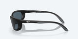 Costa Fathom Matte Black Frame With Gray Mirror Lens 580P Polarized Sunglasses-Sunglasses-Costa-Tackle World