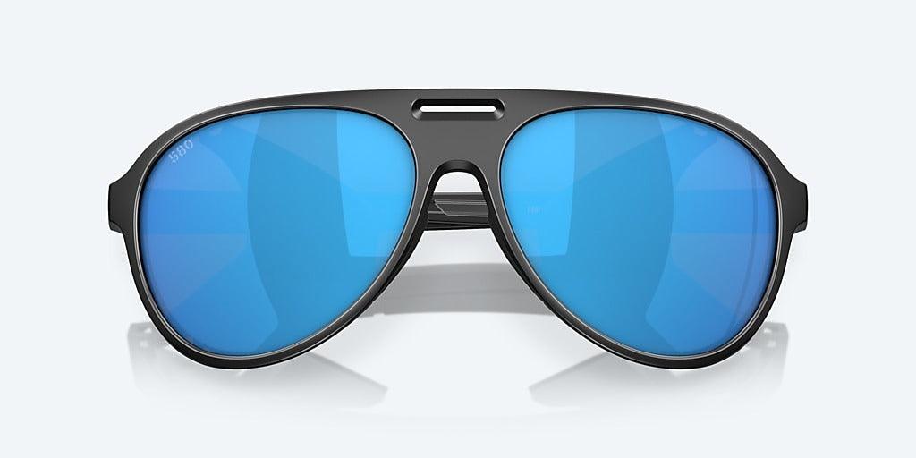 Costa Grand Catalina Matte Black Frame with Blue Mirror Lens  display picture 1