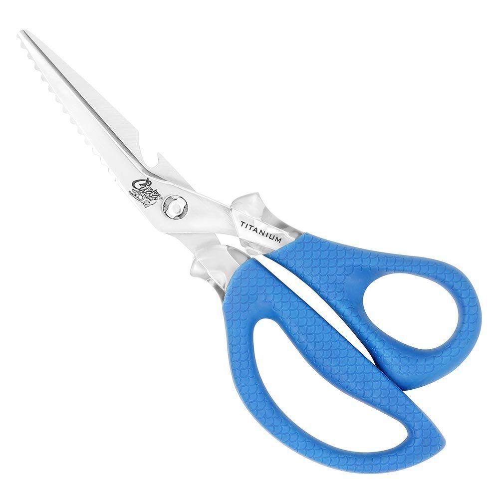 Cuda 18854 8" Titanium Bonded Detachable Marine Shears-Tools-Cuda-Tackle World