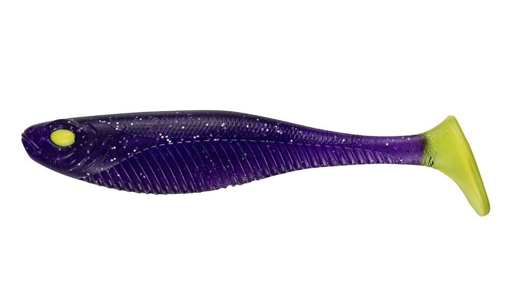 Nomad Live Ops 3" Dozer Minnow-Lures-Nomad-Purple Haze Chartreuse-3" 5pk-Tackle World