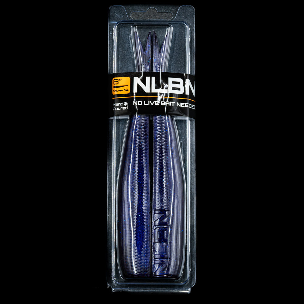 NLBN - No Live Bait Needed 8" Straight Tail-Lures-NLBN-Tackle World