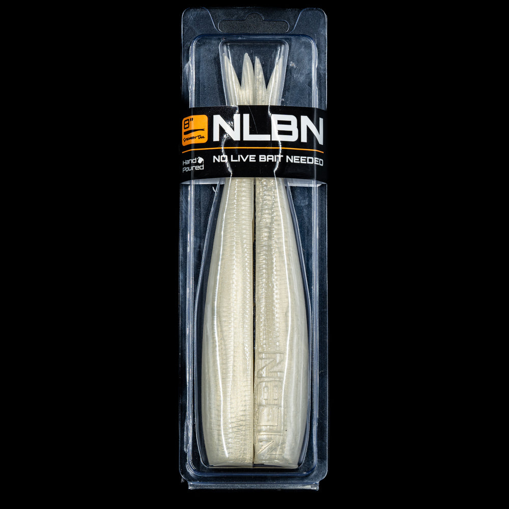NLBN - No Live Bait Needed 8" Straight Tail-Lures-NLBN-Tackle World