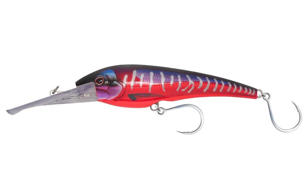 Nomad DTX Minnow 220 Heavy Duty Sinking 9" Trolling Lures-Lures-Nomad-Size- 9" Weight- 7-3/4oz-Hot Pink Mackerel-Tackle World