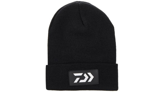 Daiwa D-Vec Knit Roll Up Beanies-Apparel-Daiwa-Black-Tackle World