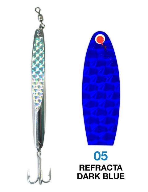 deep blue fishing lure Deadly Dick Long Jigging Lure, Blue