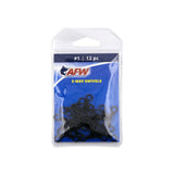 American Fishing Wire Brass 3-Way Swivels with Stainless Steel Rings-Terminal Tackle-American Fishing Wire-Tackle World