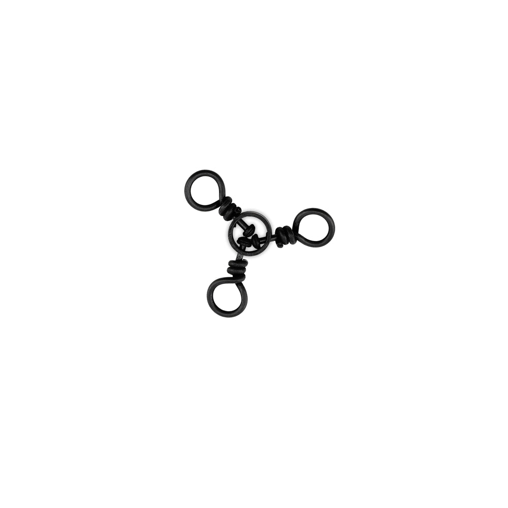 American Fishing Wire Brass 3-Way Swivels with Stainless Steel Rings-Terminal Tackle-American Fishing Wire-#3 - 55lb (12pk)-Tackle World