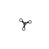American Fishing Wire Brass 3-Way Swivels with Stainless Steel Rings-Terminal Tackle-American Fishing Wire-#4 - 50lb (12pk)-Tackle World