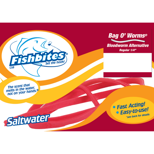 Fishbites Faster Acting Bag O' Worms Soft Baits
