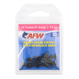 American Fishing Wire Brass Crane Swivel with Interlock Snaps-Terminal Tackle-American Fishing Wire-Tackle World