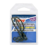 American Fishing Wire Mighty Mini Stainless Steel Snap Swivels-Terminal Tackle-American Fishing Wire-Tackle World