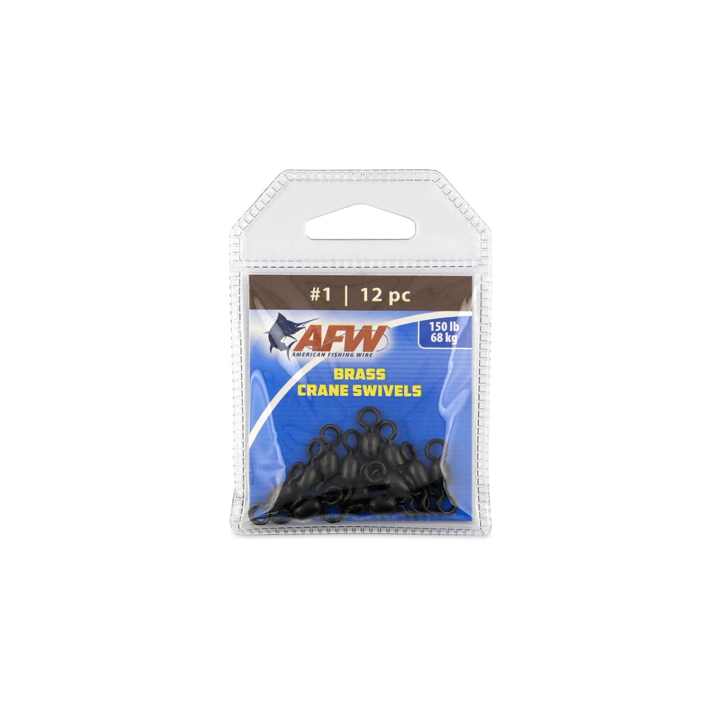 American Fishing Wire Brass Crane Swivels-Terminal Tackle-American Fishing Wire-Tackle World
