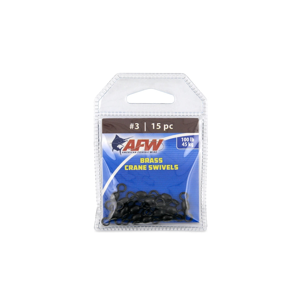 American Fishing Wire Brass Crane Swivels-Terminal Tackle-American Fishing Wire-Tackle World