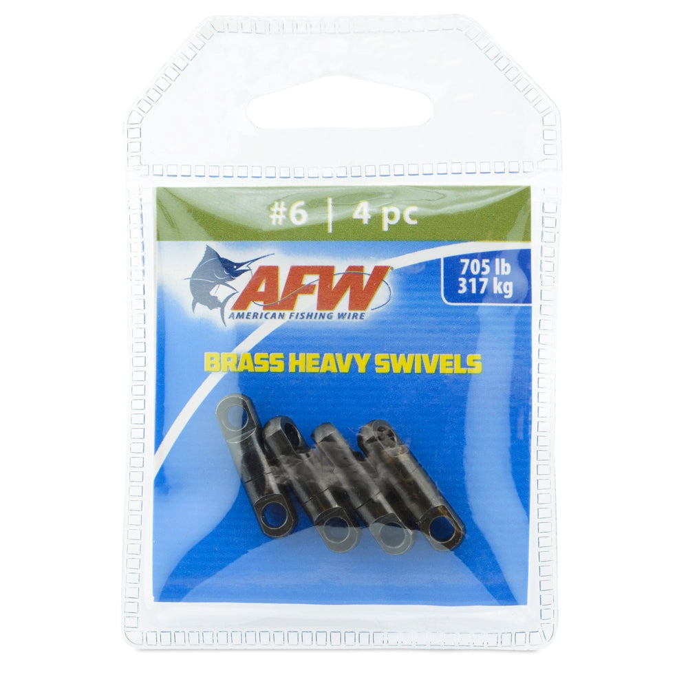 American Fishing Wire Brass Heavy Swivels-Terminal Tackle-American Fishing Wire-Tackle World