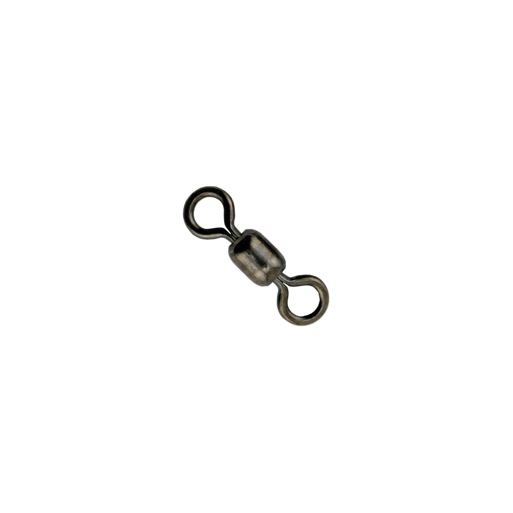 American Fishing Wire Mighty Mini Stainless Steel Crane Swivels-Terminal Tackle-American Fishing Wire-#12 - 100lb (10pk)-Gunmetal Black-Tackle World