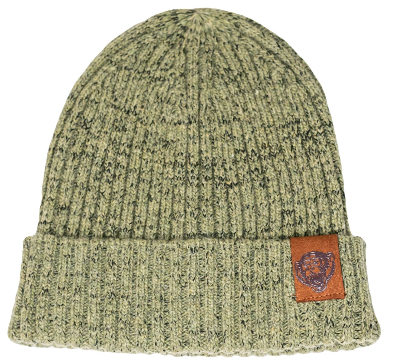 Fish Monkey Wooly Head Ribbed Knit Wool Beanie-Apparel-Fish Monkey-Green-Tackle World