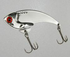 fish sense lures binsky Binsky Vibrating Blade Bait Silver 1/4oz