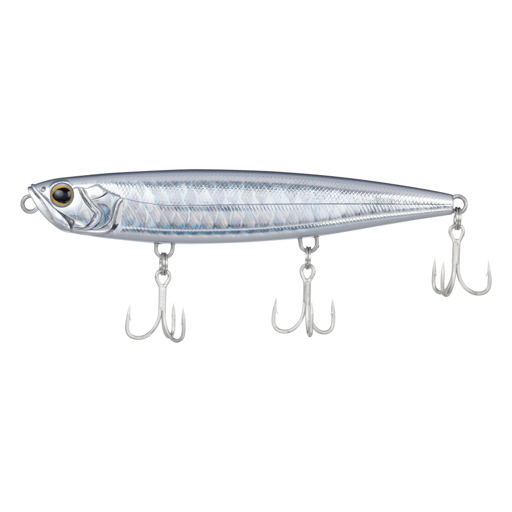 Shimano Ocellus Pencil 130F Rattle Poppers-Lures-Shimano-Full Silver UV-Length: 5.12" (130mm) - Weight: 1oz (27g)-Tackle World