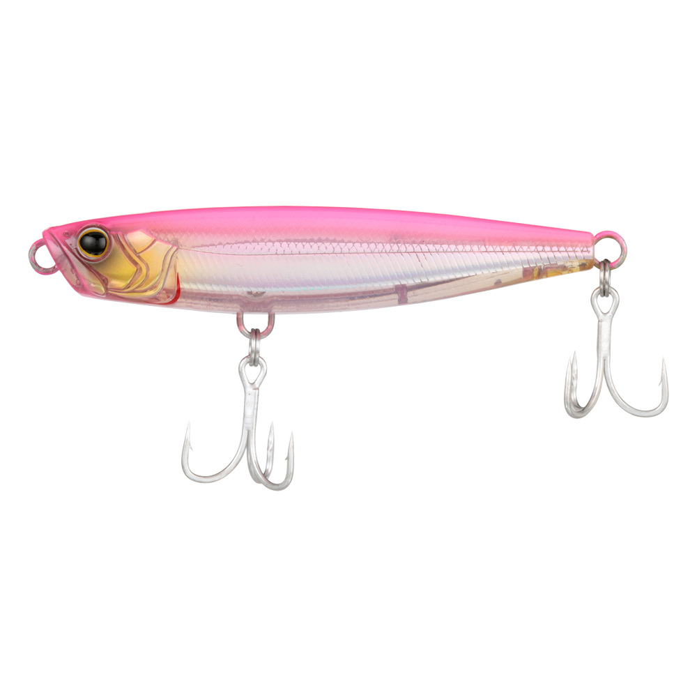 Shimano Ocellus Pencil 85F Rattle Poppers-Lures-Shimano-Pink Silver-Length: 3.35" (85mm) - Weight: 3/8oz (11g)-Tackle World