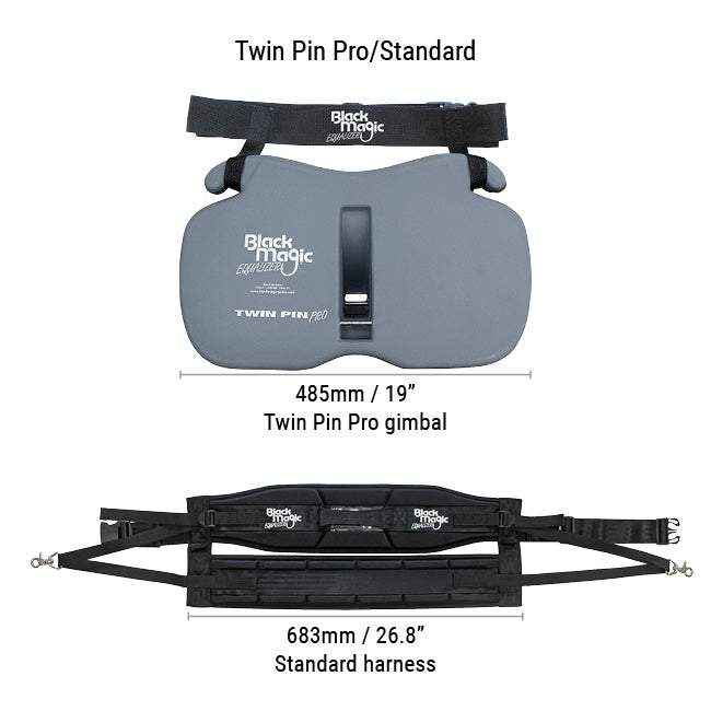 Black Magic Twin Pin Pro Gimbal & Standard Harness