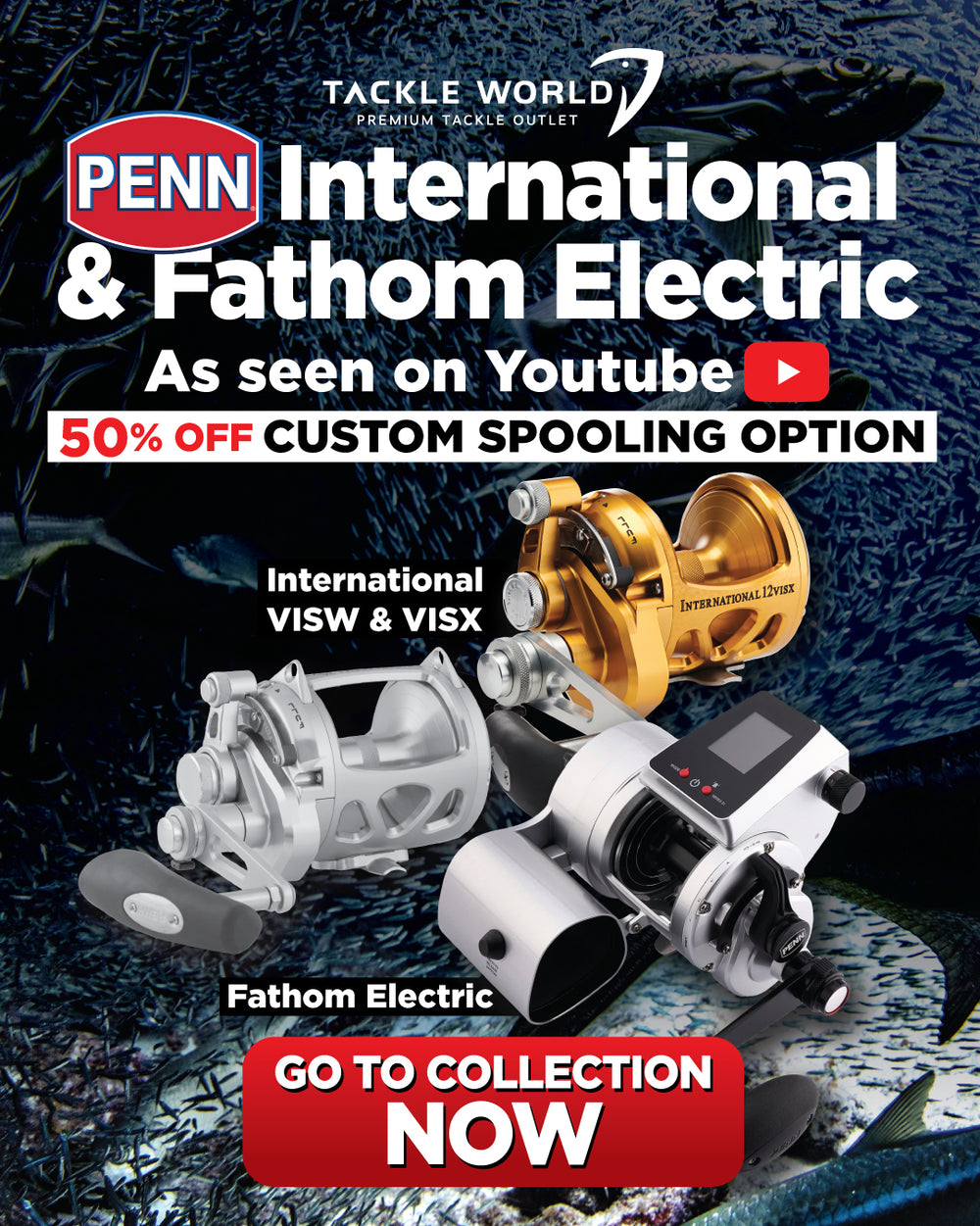 Penn International VISX 2-Speed Lever Drag Reels-Reel-Penn-Tackle World