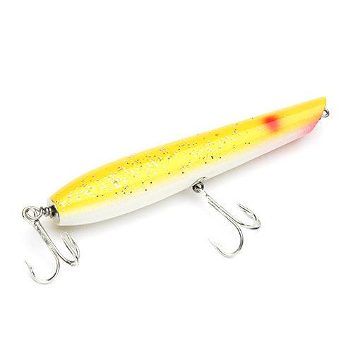 canvas pencil plug fishing lure Gibbs Popper Lures Yellow / 2 3/4oz tag-welcome-gifts-for-him Abu Garcia Black Max and in turn catch Style:25 LB (300 yards)