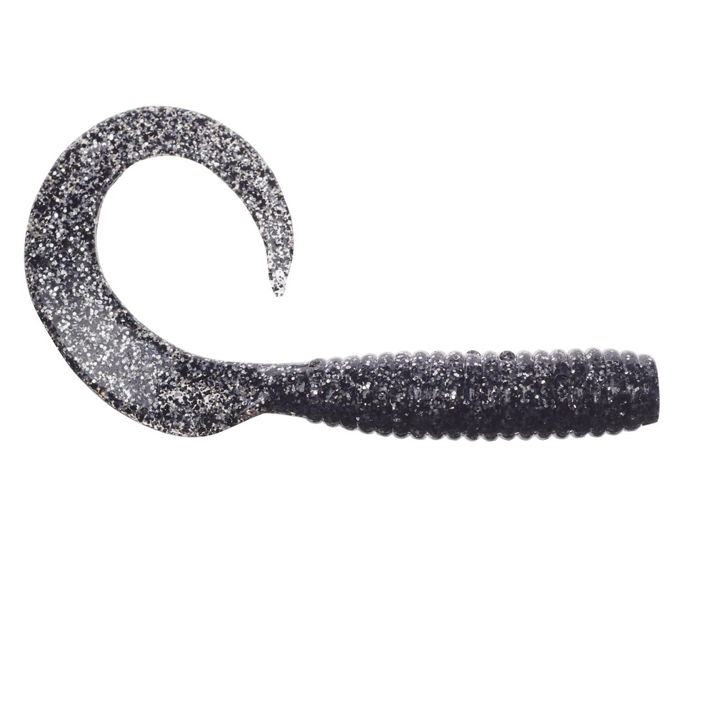 🎁 Berkley Buy 1 Get 1 Free Saltwater Grub Soft Baits *Final Sale* (100% off)-Berkley-8" 3pk Black Bling-Tackle World