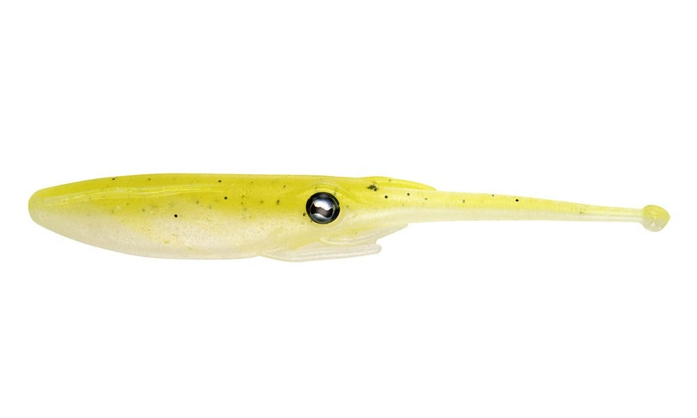 Nomad Live Ops 3.25" Jerksquid Jerkshad-Lures-Nomad-Chartreuse White-3.25" 6pk-Tackle World