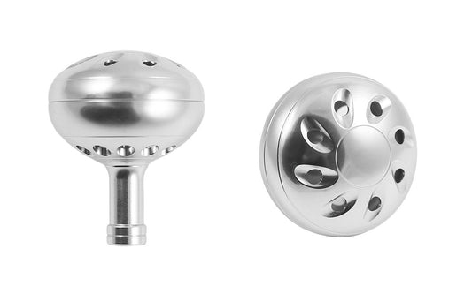 Jigging World Alpha Aluminum Power Knobs Type B-Power Handles & Knobs-Jigging World-45mm-Silver-Tackle World