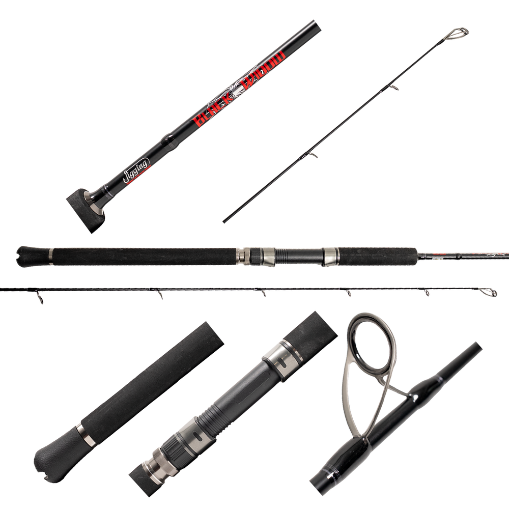 Jigging World Black Widow 2.0 Spinning Rods-Rod-Jigging World-JW-BLW701-120SFG-Tackle World