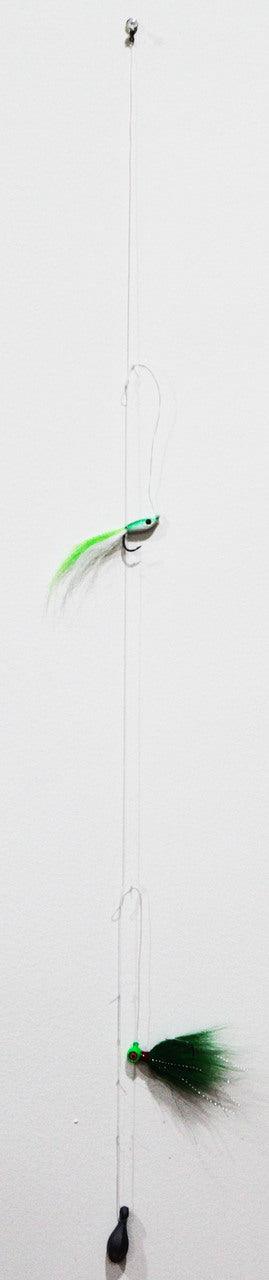 Jigging World BuckEye Fluke Candy Hi-Lo Rigs-Terminal Tackle-Jigging World-Green-Tackle World