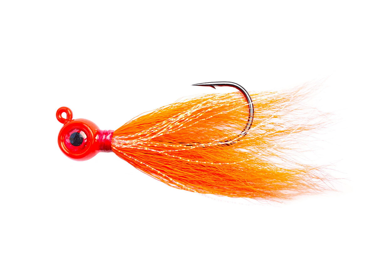 Jigging World Epoxy Teasers with Bucktail Pink