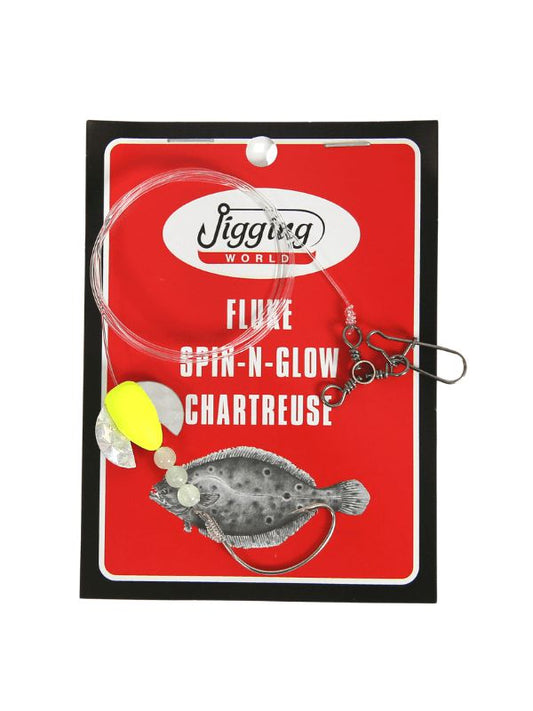 flouder fluke tackle box Jigging World Fluke Rigs with Mylar Flash White