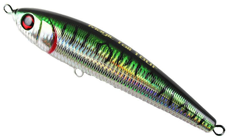 Jigging World Magic Tail Floating Stick Baits (No Hook) *Final Sale*-Lures-Jigging World-Green Mackerel-Tackle World