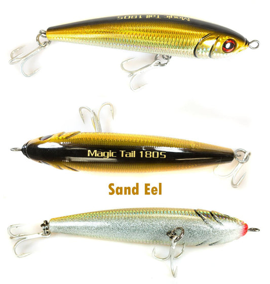 Jigging World Magic Tail Sinking Stick Baits *Final Sale*-Lures-Jigging World-Sand Eel-Tackle World