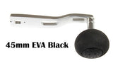 Jigging World - Power Handles for Accurate Boss Valiant 400 ~ 600 Size Lever Drag Reels-Power Handles & Knobs-Jigging World-Black EVA Round 45mm-115mm Silver-Tackle World