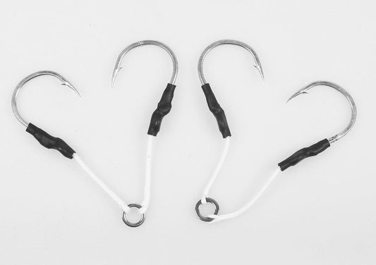 double assist hooks for shark fishing Jigging World Double Assist Hooks – Tackle World