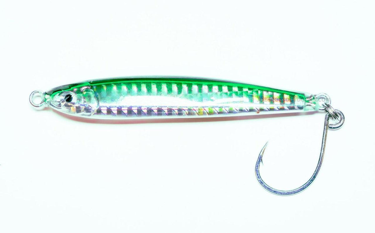 Joe Baggs Resin Jigs Long Cast Series Chrome/Bunker / Weight: 4oz / Length: 5