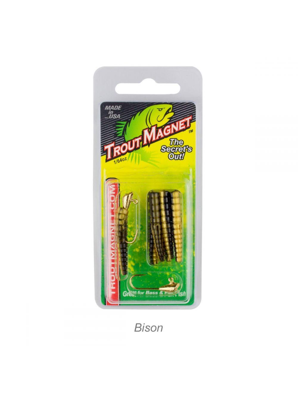 25-Pack Trout Magnet Jig Heads – 1/64 Oz, Size 8 Gold Hooks For Panfish & Crappie