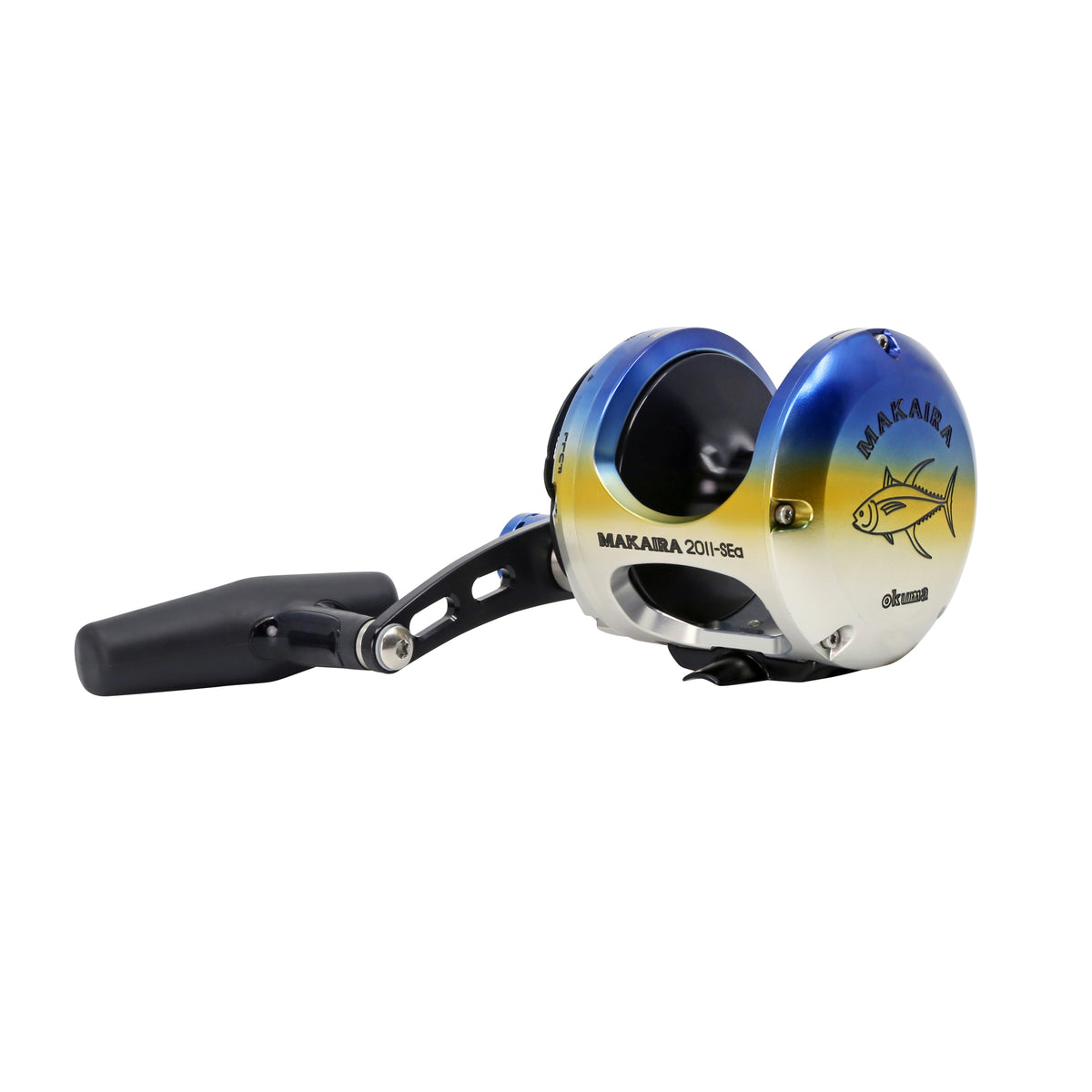 Okuma Makaira Yellowfin Tuna Limited Edition Lever Drag Reels MK-50IISEa-YFT *Pre-Order; EST Ship Date Sept 2026*