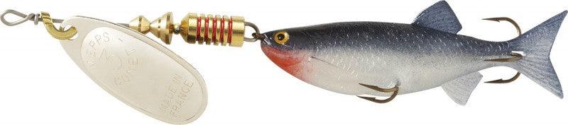 Mepps Comet Mino Inline Spinners-Lures-Mepps-Blade: Silver - Mino: Shad-#3 - 5/16oz with 2 1/2" mino-Tackle World