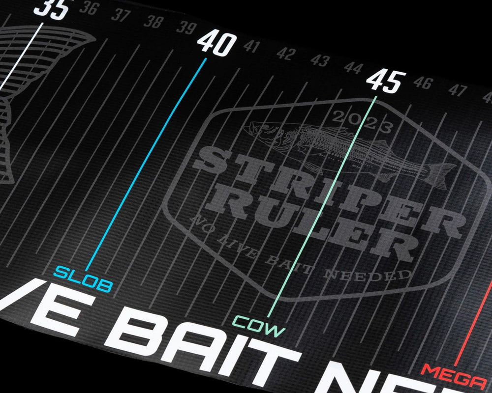NLBN - No Live Bait Needed Big Striper Ruler-Tools-NLBN-Tackle World