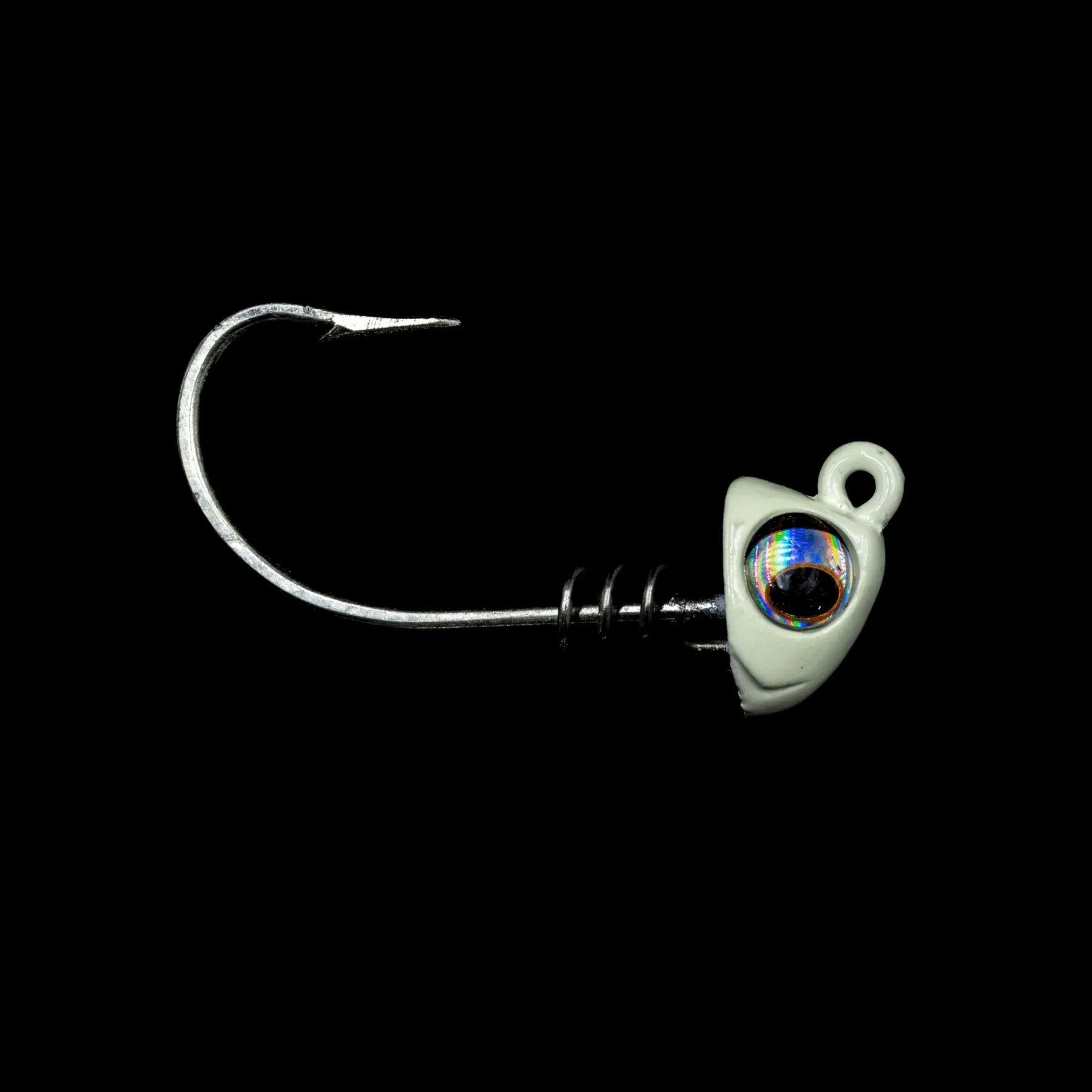 NLBN - No Live Bait Needed Hot Heads Jig Heads for 8" Paddle Tails-Lures-NLBN-3/4 oz-Glow-Tackle World