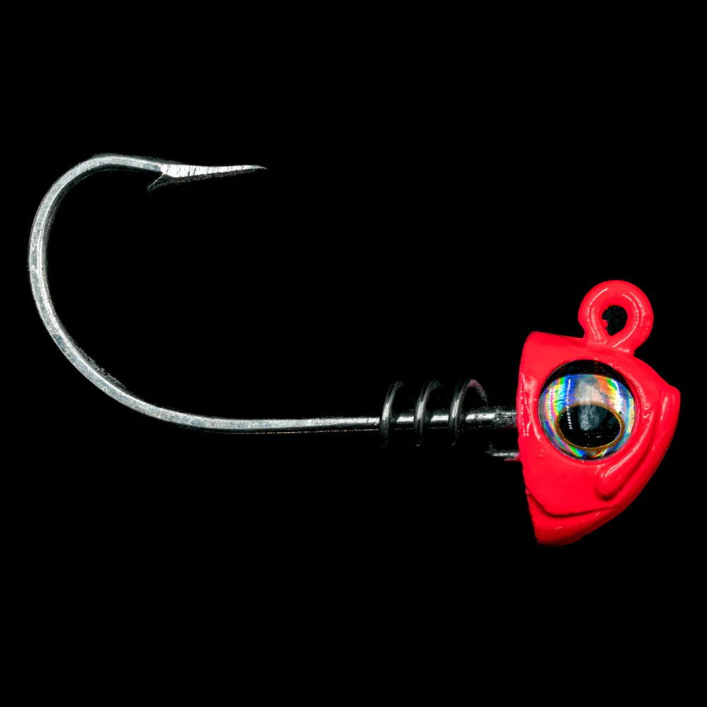 NLBN - No Live Bait Needed Hot Heads Screw Lock Jig Heads for 5" Paddle Tails-Lures-NLBN-Tackle World