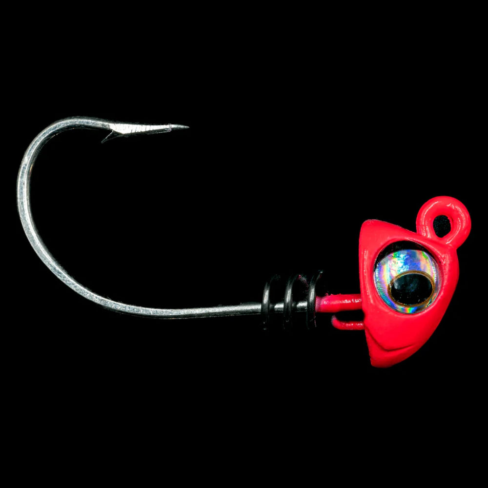 NLBN - No Live Bait Needed Hot Heads Screw Lock Jig Heads for 5" Paddle Tails-Lures-NLBN-Tackle World
